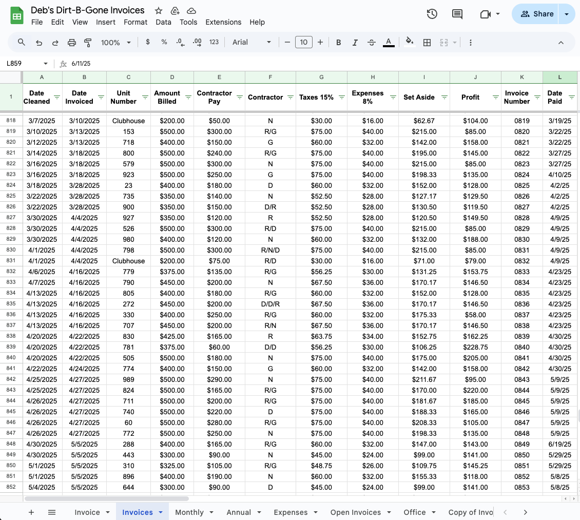 Invoice Processing Automation - Current process