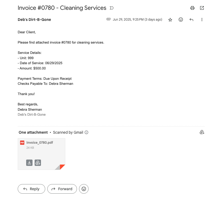 Invoice Processing Automation screenshot 3